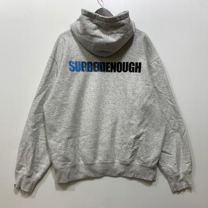 【中古品】【メンズ】 SUPREME シュプリーム × GOODENOUGH グッドイナフ HOODED SWEATSHIRT フーデッド スウェットシャツ パーカー トップス 149-260907-kh-11-izu サイズ：L カラー：グレー 万代Net店