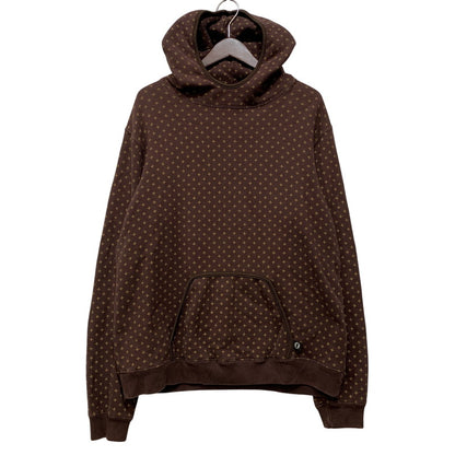 【中古品】【メンズ】 GOODENOUGH グッドイナフ GE-154010 CROSS DOT HOODED SWEATSHIRT クロス ドット フーデッド スウェットシャツ トップス 142-260907-kh-01-izu サイズ：XL カラー：ブラウン 万代Net店