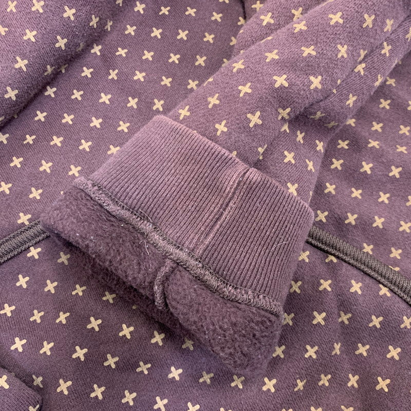 【中古品】【メンズ】 GOODENOUGH グッドイナフ GE-154010 CROSS DOT HOODED SWEATSHIRT クロス ドット フーデッド スウェットシャツ トップス 142-260907-kh-01-izu サイズ：XL カラー：ブラウン 万代Net店