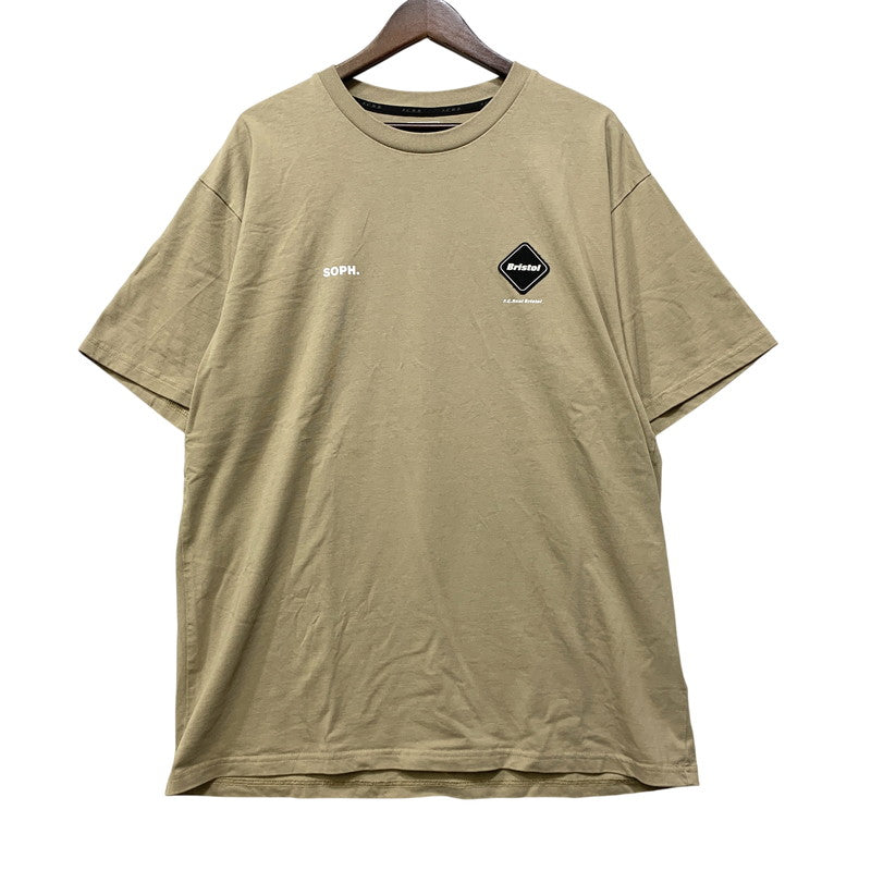 【中古品】【メンズ】 F.C.REAL BRISTOL エフシー・レアル・ブリストル FCRB-252144 AUTHENTIC オーセンティックS S ショートスリーブ TEE Tシャツ トップス 半袖 142-260918-ya-17-izu サイズ：XXL カラー：ベージュ 万代Net店