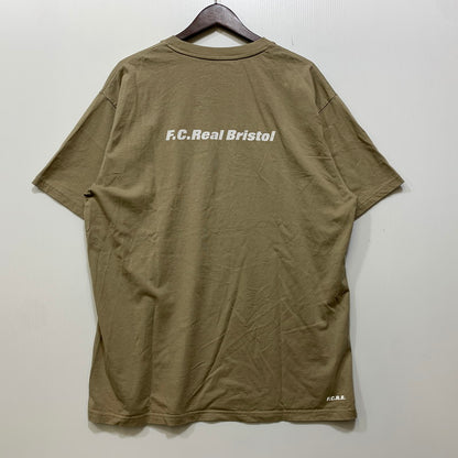 【中古品】【メンズ】 F.C.REAL BRISTOL エフシー・レアル・ブリストル FCRB-252144 AUTHENTIC オーセンティックS S ショートスリーブ TEE Tシャツ トップス 半袖 142-260918-ya-17-izu サイズ：XXL カラー：ベージュ 万代Net店