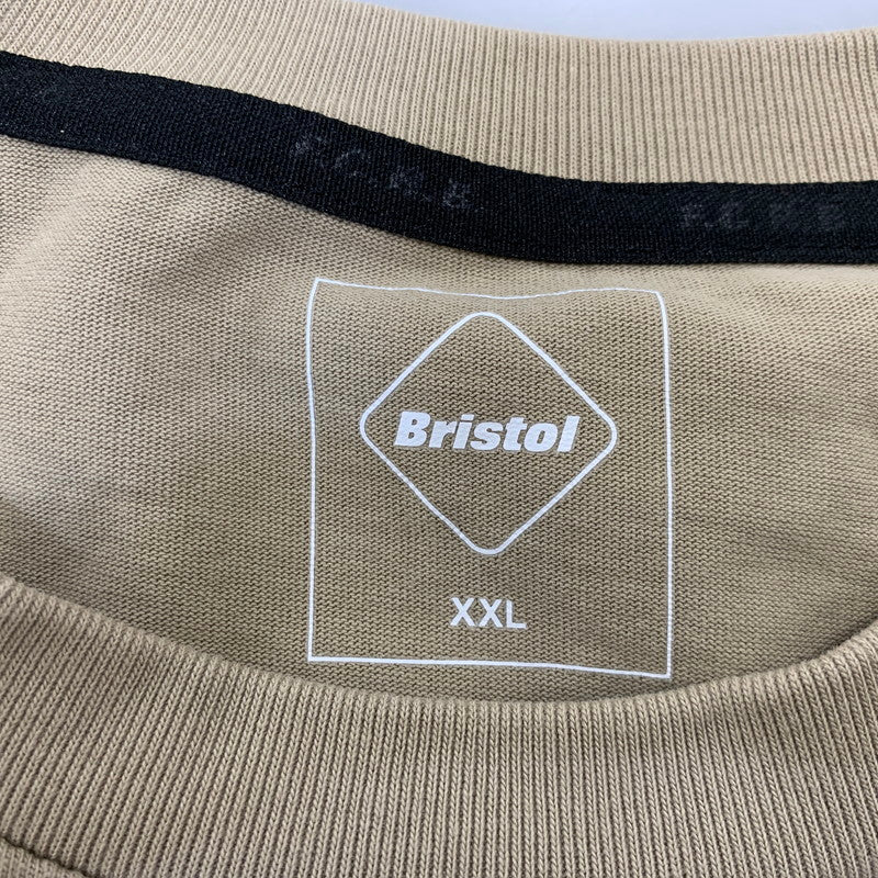 【中古品】【メンズ】 F.C.REAL BRISTOL エフシー・レアル・ブリストル FCRB-252144 AUTHENTIC オーセンティックS S ショートスリーブ TEE Tシャツ トップス 半袖 142-260918-ya-17-izu サイズ：XXL カラー：ベージュ 万代Net店