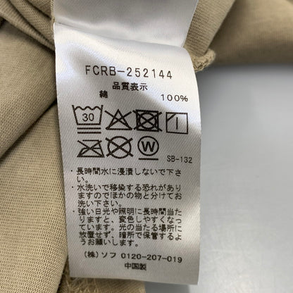 【中古品】【メンズ】 F.C.REAL BRISTOL エフシー・レアル・ブリストル FCRB-252144 AUTHENTIC オーセンティックS S ショートスリーブ TEE Tシャツ トップス 半袖 142-260918-ya-17-izu サイズ：XXL カラー：ベージュ 万代Net店