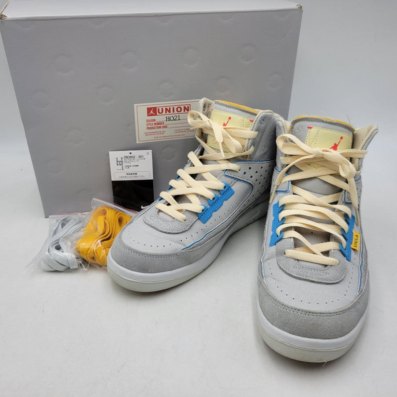 【中古品】【メンズ】 NIKE ナイキ × UNION ユニオン AIR JORDAN 2 RETRO SP DN3802-001 エア ジョーダン 2 レトロ SP スニーカー 靴 160-260907-as-08-izu サイズ：27.5cm カラー：GREY FOG/SIREN RED 万代Net店