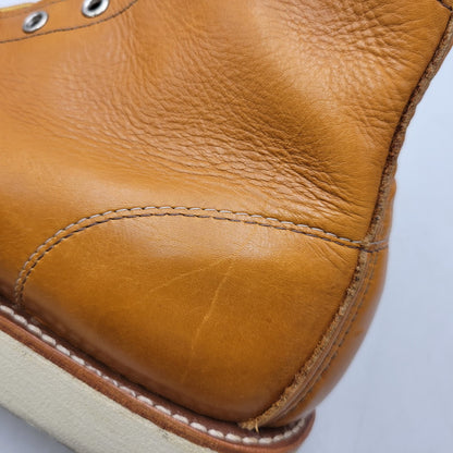 【中古品】【メンズ】 RED WING レッドウィング IRISH SETTER 6' MOC-TOE 9875 アイリッシュセッター モックトゥ 復刻刺繍犬タグ USA製 ブーツ 靴 164-260907-as-13-izu サイズ：10 カラー：GOLD RUSSET 万代Net店