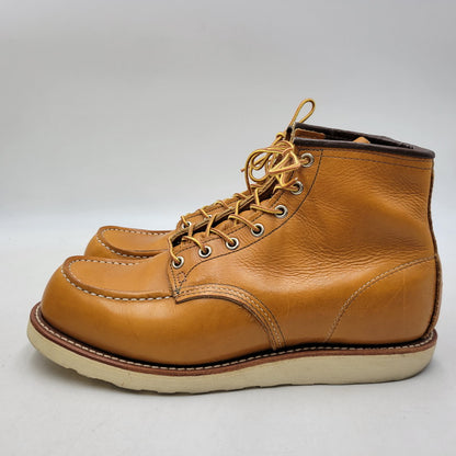 【中古品】【メンズ】 RED WING レッドウィング IRISH SETTER 6' MOC-TOE 9875 アイリッシュセッター モックトゥ 復刻刺繍犬タグ USA製 ブーツ 靴 164-260907-as-13-izu サイズ：10 カラー：GOLD RUSSET 万代Net店
