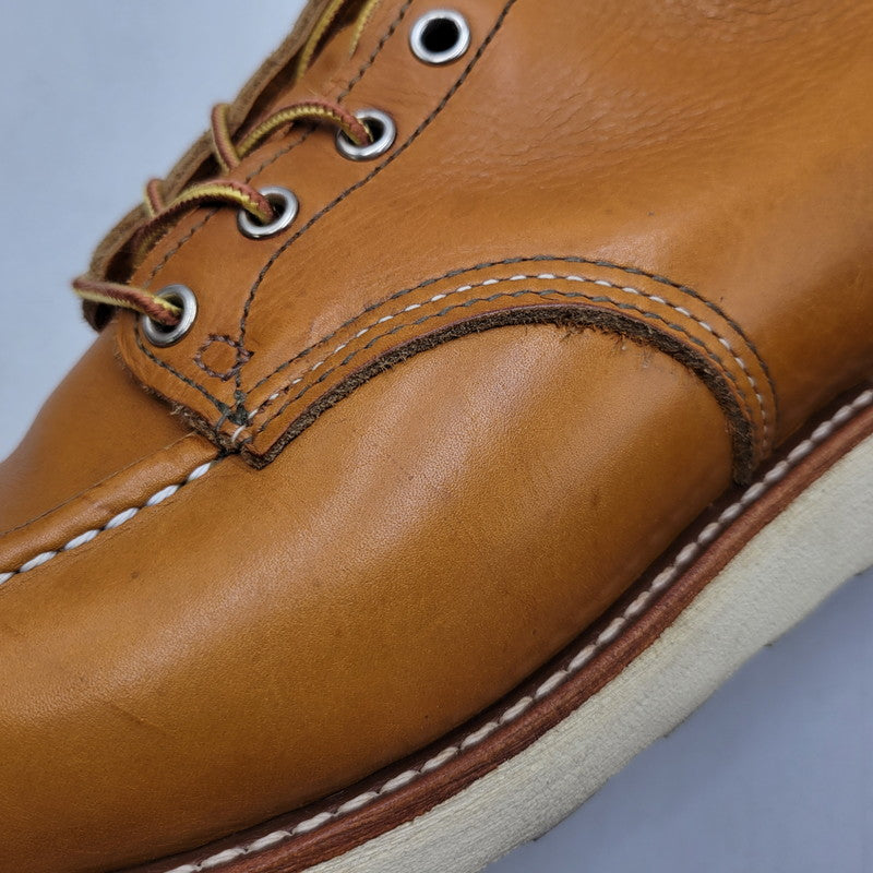 【中古品】【メンズ】 RED WING レッドウィング IRISH SETTER 6' MOC-TOE 9875 アイリッシュセッター モックトゥ 復刻刺繍犬タグ USA製 ブーツ 靴 164-260907-as-13-izu サイズ：10 カラー：GOLD RUSSET 万代Net店