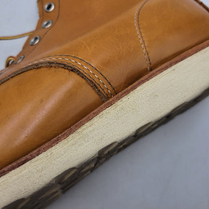【中古品】【メンズ】 RED WING レッドウィング IRISH SETTER 6' MOC-TOE 9875 アイリッシュセッター モックトゥ 復刻刺繍犬タグ USA製 ブーツ 靴 164-260907-as-13-izu サイズ：10 カラー：GOLD RUSSET 万代Net店