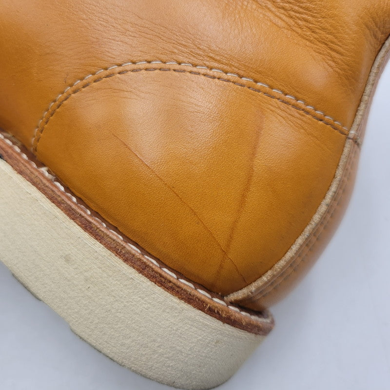 【中古品】【メンズ】 RED WING レッドウィング IRISH SETTER 6' MOC-TOE 9875 アイリッシュセッター モックトゥ 復刻刺繍犬タグ USA製 ブーツ 靴 164-260907-as-13-izu サイズ：10 カラー：GOLD RUSSET 万代Net店