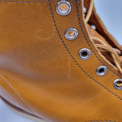 【中古品】【メンズ】 RED WING レッドウィング IRISH SETTER 6' MOC-TOE 9875 アイリッシュセッター モックトゥ 復刻刺繍犬タグ USA製 ブーツ 靴 164-260907-as-13-izu サイズ：10 カラー：GOLD RUSSET 万代Net店