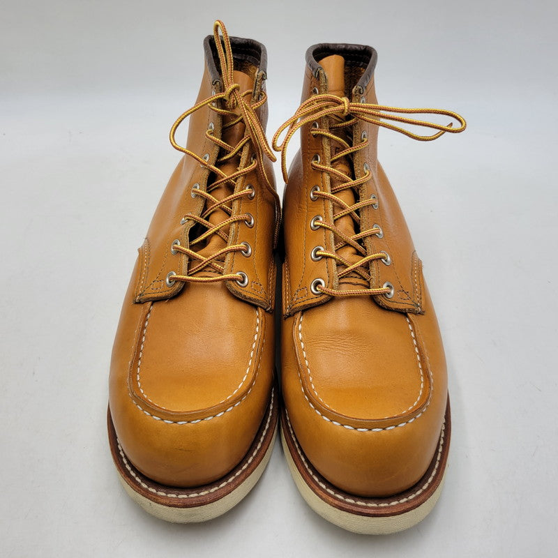 【中古品】【メンズ】 RED WING レッドウィング IRISH SETTER 6' MOC-TOE 9875 アイリッシュセッター モックトゥ 復刻刺繍犬タグ USA製 ブーツ 靴 164-260907-as-13-izu サイズ：10 カラー：GOLD RUSSET 万代Net店