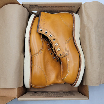 【中古品】【メンズ】 RED WING レッドウィング IRISH SETTER 6' MOC-TOE 9875 アイリッシュセッター モックトゥ 復刻刺繍犬タグ USA製 ブーツ 靴 164-260907-as-13-izu サイズ：10 カラー：GOLD RUSSET 万代Net店