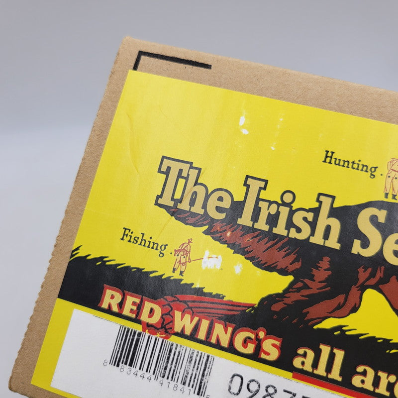 【中古品】【メンズ】 RED WING レッドウィング IRISH SETTER 6' MOC-TOE 9875 アイリッシュセッター モックトゥ 復刻刺繍犬タグ USA製 ブーツ 靴 164-260907-as-13-izu サイズ：10 カラー：GOLD RUSSET 万代Net店