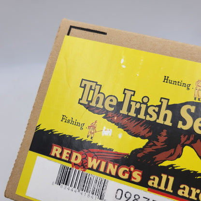【中古品】【メンズ】 RED WING レッドウィング IRISH SETTER 6' MOC-TOE 9875 アイリッシュセッター モックトゥ 復刻刺繍犬タグ USA製 ブーツ 靴 164-260907-as-13-izu サイズ：10 カラー：GOLD RUSSET 万代Net店
