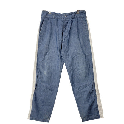 【現状渡し品】【メンズ】 GOODENOUGH グッドイナフ LUKE 90S LINE PANTS ライン パンツ ボトムス 153-260908-yn-01-izu サイズ：M カラー：ブルー 万代Net店