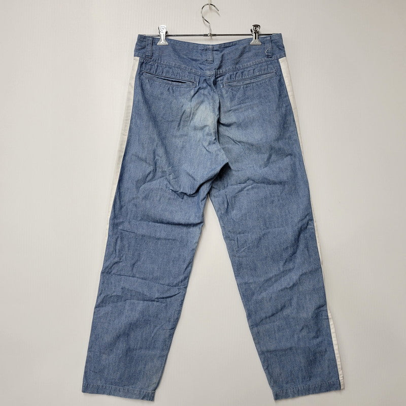 【現状渡し品】【メンズ】 GOODENOUGH グッドイナフ LUKE 90S LINE PANTS ライン パンツ ボトムス 153-260908-yn-01-izu サイズ：M カラー：ブルー 万代Net店
