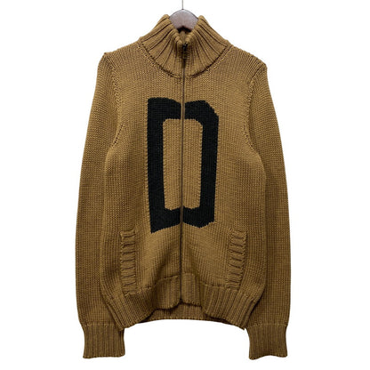 【中古品】【メンズ】 DOLCE&GABBANA ドルチェアンドガッバーナ DG LOGO DRIVERS KNIT ロゴ ドライバーズ ニット トップス 141-260906-kh-02-izu サイズ：48 カラー：ブラウン 万代Net店