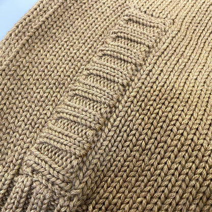 【中古品】【メンズ】 DOLCE&GABBANA ドルチェアンドガッバーナ DG LOGO DRIVERS KNIT ロゴ ドライバーズ ニット トップス 141-260906-kh-02-izu サイズ：48 カラー：ブラウン 万代Net店