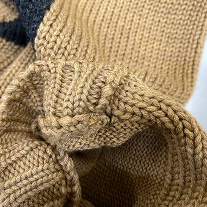 【中古品】【メンズ】 DOLCE&GABBANA ドルチェアンドガッバーナ DG LOGO DRIVERS KNIT ロゴ ドライバーズ ニット トップス 141-260906-kh-02-izu サイズ：48 カラー：ブラウン 万代Net店