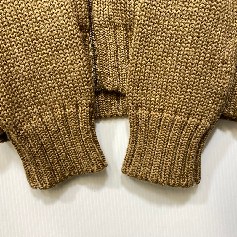 【中古品】【メンズ】 DOLCE&GABBANA ドルチェアンドガッバーナ DG LOGO DRIVERS KNIT ロゴ ドライバーズ ニット トップス 141-260906-kh-02-izu サイズ：48 カラー：ブラウン 万代Net店