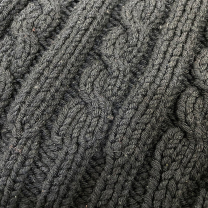 【中古品】【メンズ】 PRADA SPORT プラダ スポーツ TURTLE NECK WOOL CABLE KNIT タートル ネック ウール ケーブル ニット トップス 141-260906-kh-01-izu サイズ：50 カラー：ブラック 万代Net店