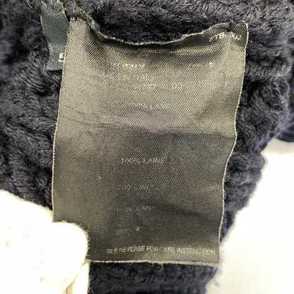 【中古品】【メンズ】 PRADA SPORT プラダ スポーツ TURTLE NECK WOOL CABLE KNIT タートル ネック ウール ケーブル ニット トップス 141-260906-kh-01-izu サイズ：50 カラー：ブラック 万代Net店
