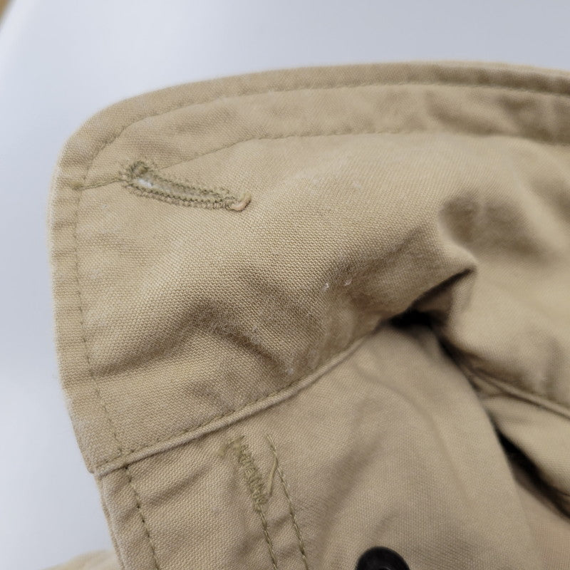 【現状渡し品】【メンズ】 ALPHA INDUSTRIES アルファインダストリーズ 8415-01-099-7827 旧タグ USA製 FIELD JACKET フィールド ジャケット アウター 146-260908-yn-07-izu サイズ：X-SMALL-REGULAR カラー：ベージュ 万代Net店