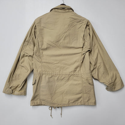 【現状渡し品】【メンズ】 ALPHA INDUSTRIES アルファインダストリーズ 8415-01-099-7827 旧タグ USA製 FIELD JACKET フィールド ジャケット アウター 146-260908-yn-07-izu サイズ：X-SMALL-REGULAR カラー：ベージュ 万代Net店