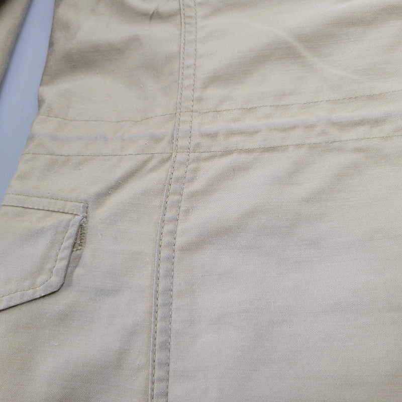 【現状渡し品】【メンズ】 ALPHA INDUSTRIES アルファインダストリーズ 8415-01-099-7827 旧タグ USA製 FIELD JACKET フィールド ジャケット アウター 146-260908-yn-07-izu サイズ：X-SMALL-REGULAR カラー：ベージュ 万代Net店