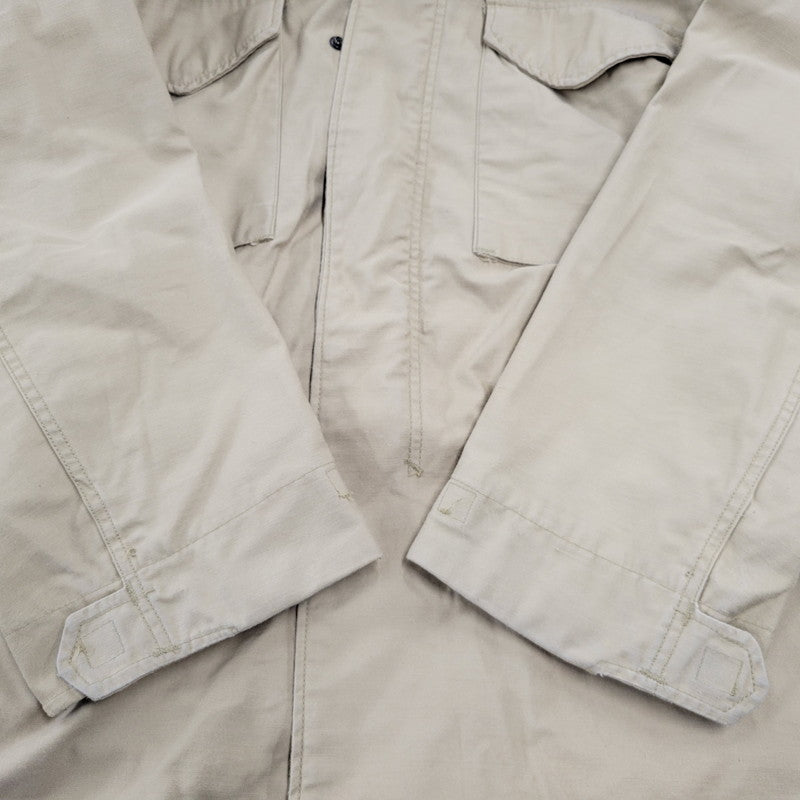 【現状渡し品】【メンズ】 ALPHA INDUSTRIES アルファインダストリーズ 8415-01-099-7827 旧タグ USA製 FIELD JACKET フィールド ジャケット アウター 146-260908-yn-07-izu サイズ：X-SMALL-REGULAR カラー：ベージュ 万代Net店
