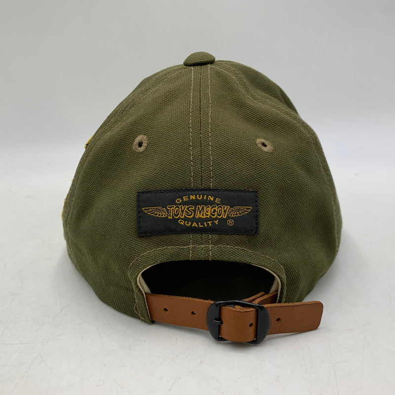 【中古品】【メンズ/レディース】 TOYS MCCOY トイズ マッコイ TMA2412 MILITARY COTTON CAP ミリタリー コットン キャップ 帽子 185-260919-ya-02-izu サイズ：F カラー：カーキ 万代Net店