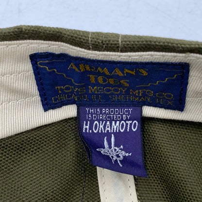 【中古品】【メンズ/レディース】 TOYS MCCOY トイズ マッコイ TMA2412 MILITARY COTTON CAP ミリタリー コットン キャップ 帽子 185-260919-ya-02-izu サイズ：F カラー：カーキ 万代Net店