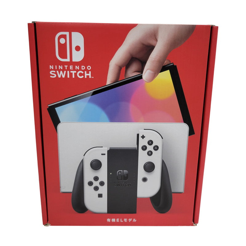 【中古美品】 【未使用】【ゲーム】Nintendo Switch (有機ELモデル) Joy-Con(L)/(R) ホワイト HEG-S-KAAAA(JPN) 任天堂 ニンテンドースイッチ 本体 034-260914-as-12-izu 万代Net店