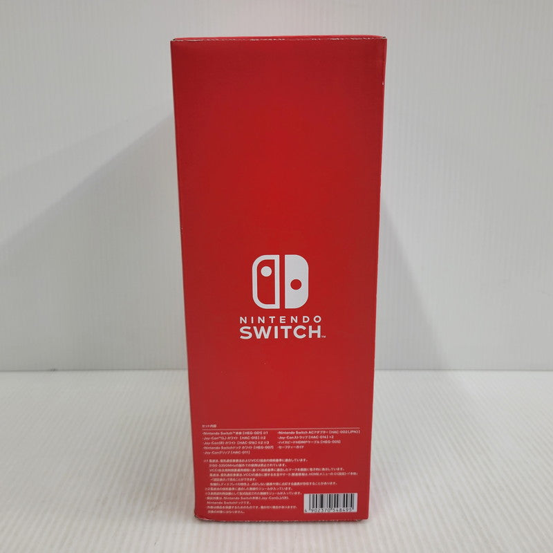 【中古美品】 【未使用】【ゲーム】Nintendo Switch (有機ELモデル) Joy-Con(L)/(R) ホワイト HEG-S-KAAAA(JPN) 任天堂 ニンテンドースイッチ 本体 034-260914-as-12-izu 万代Net店