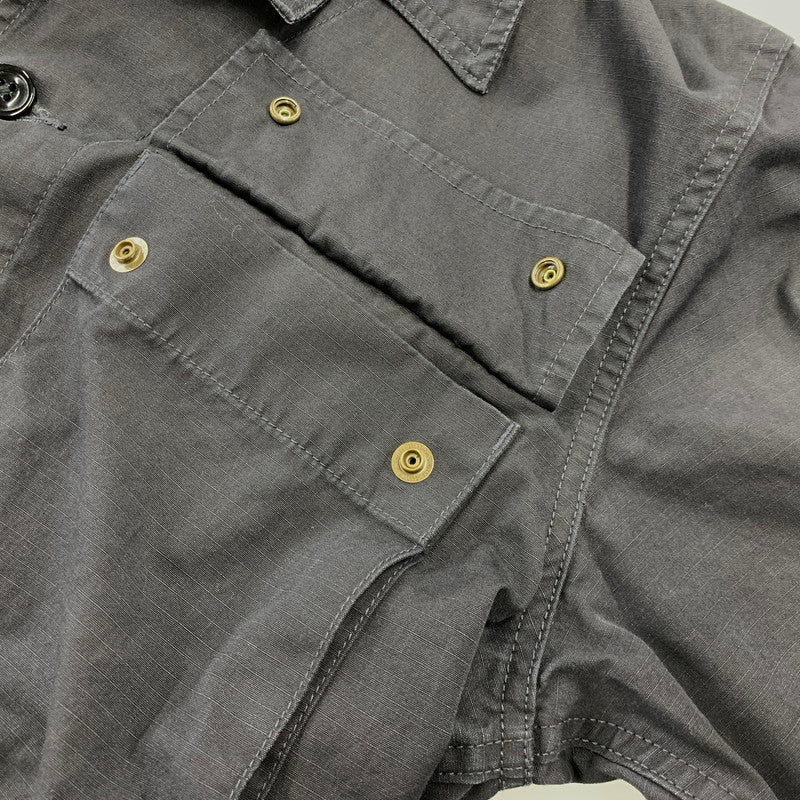 【中古品】【メンズ】 NEIGHBORHOOD ネイバーフッド 191SPNH-SHM MIL-BDU C-SHIRT . LS ロングスリーブ シャツ トップス 142-260917-kh-01-izu サイズ：M カラー：ブラック 万代Net店