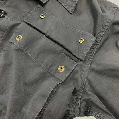 【中古品】【メンズ】 NEIGHBORHOOD ネイバーフッド 191SPNH-SHM MIL-BDU C-SHIRT . LS ロングスリーブ シャツ トップス 142-260917-kh-01-izu サイズ：M カラー：ブラック 万代Net店