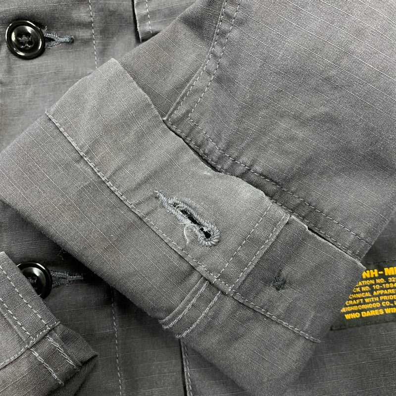【中古品】【メンズ】 NEIGHBORHOOD ネイバーフッド 191SPNH-SHM MIL-BDU C-SHIRT . LS ロングスリーブ シャツ トップス 142-260917-kh-01-izu サイズ：M カラー：ブラック 万代Net店