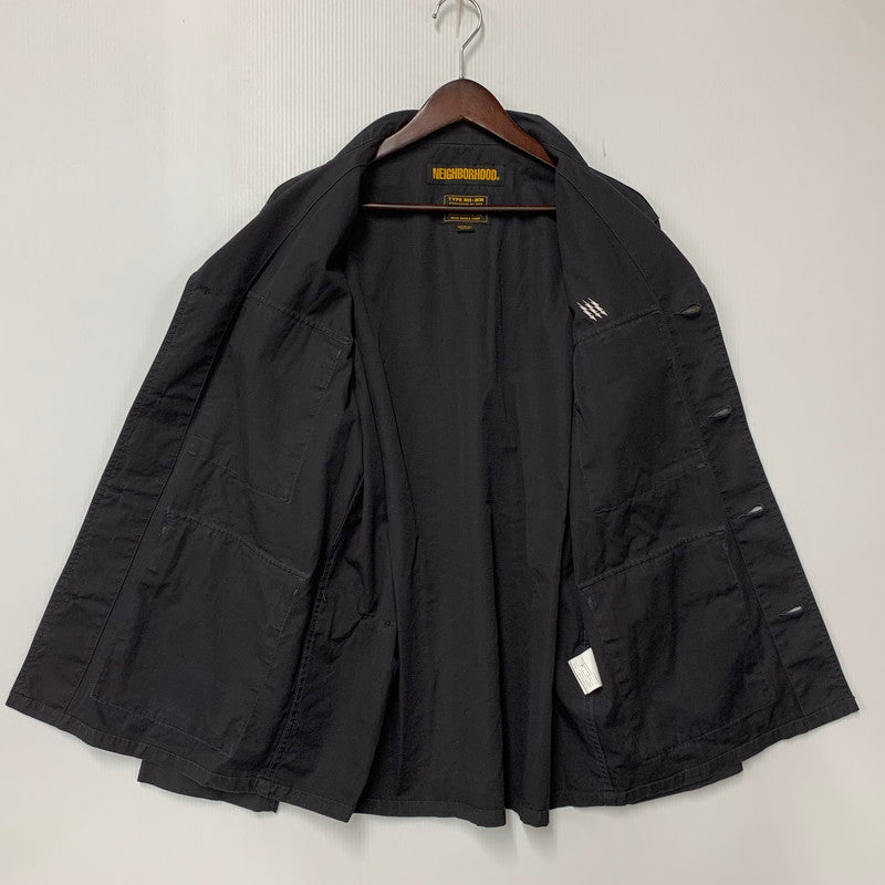 【中古品】【メンズ】 NEIGHBORHOOD ネイバーフッド 191SPNH-SHM MIL-BDU C-SHIRT . LS ロングスリーブ シャツ トップス 142-260917-kh-01-izu サイズ：M カラー：ブラック 万代Net店