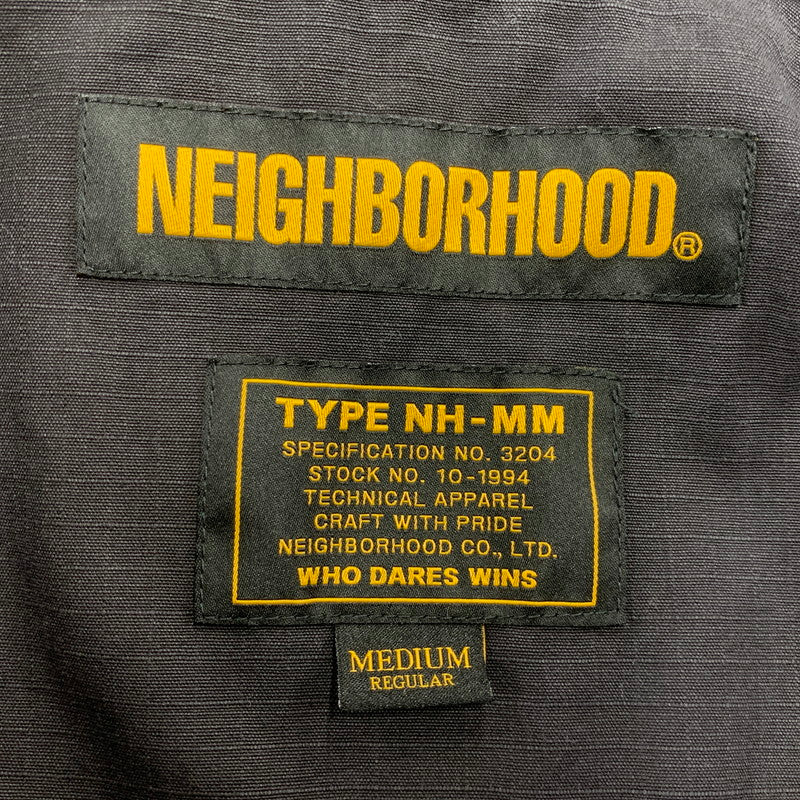 【中古品】【メンズ】 NEIGHBORHOOD ネイバーフッド 191SPNH-SHM MIL-BDU C-SHIRT . LS ロングスリーブ シャツ トップス 142-260917-kh-01-izu サイズ：M カラー：ブラック 万代Net店