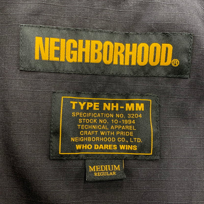 【中古品】【メンズ】 NEIGHBORHOOD ネイバーフッド 191SPNH-SHM MIL-BDU C-SHIRT . LS ロングスリーブ シャツ トップス 142-260917-kh-01-izu サイズ：M カラー：ブラック 万代Net店