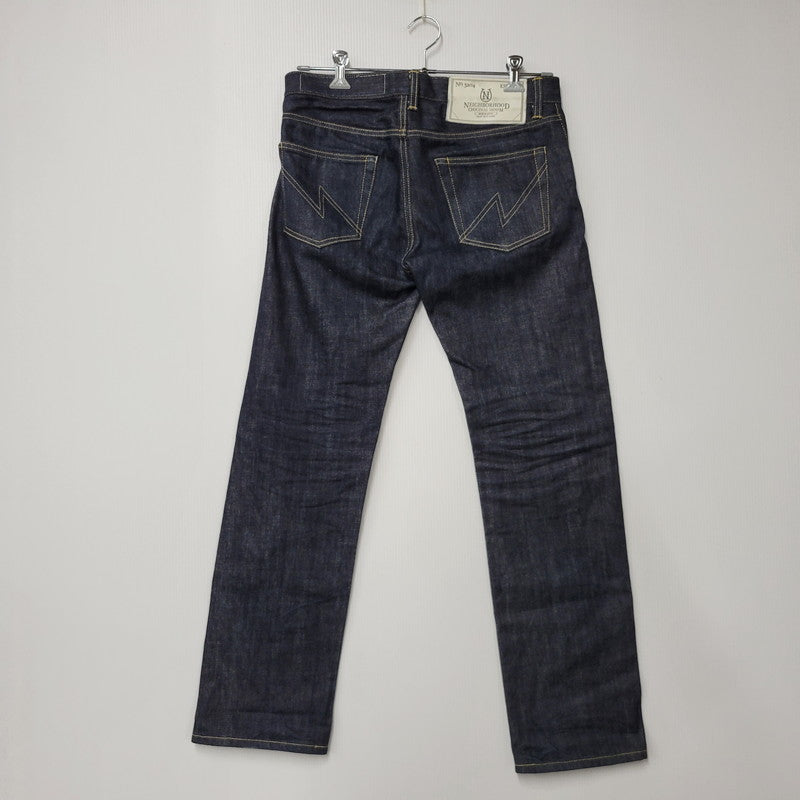 【中古品】【メンズ】 NEIGHBORHOOD ネイバーフッド 162DCNH-PTM03 RIGID.NARROW 14OZ-PT リジッド ディープ ナロー デニム パンツ 153-260908-yn-04-izu サイズ：MEDIUM カラー：インディゴ 万代Net店