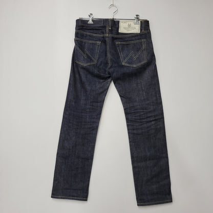 【中古品】【メンズ】 NEIGHBORHOOD ネイバーフッド 162DCNH-PTM03 RIGID.NARROW 14OZ-PT リジッド ディープ ナロー デニム パンツ 153-260908-yn-04-izu サイズ：MEDIUM カラー：インディゴ 万代Net店