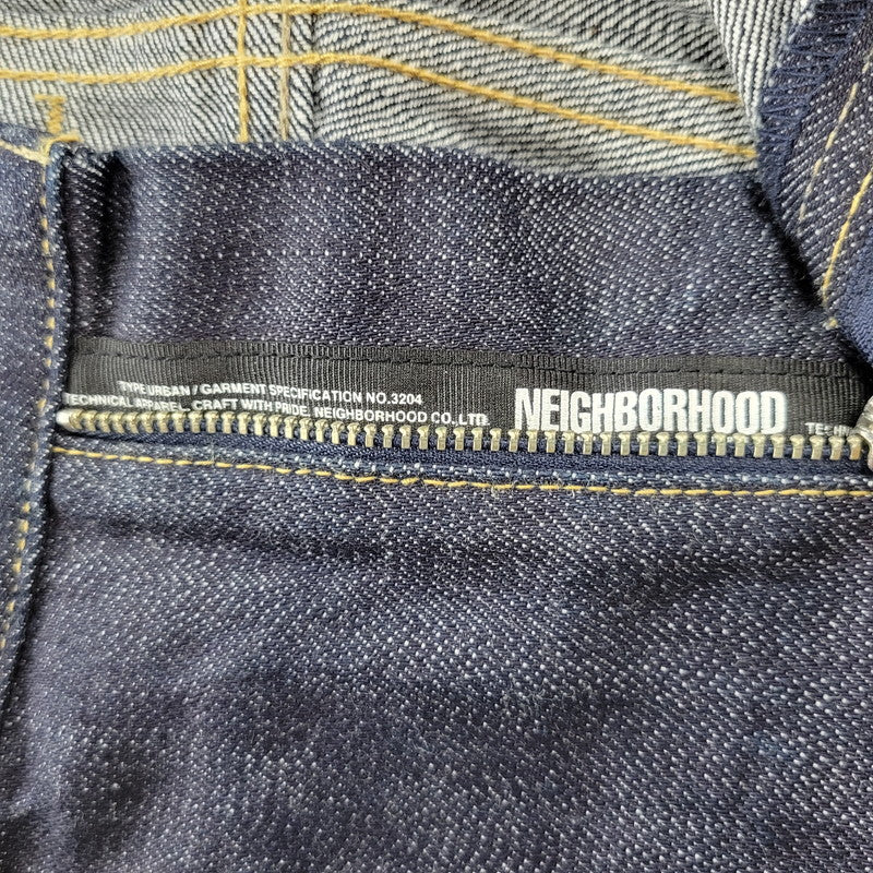 【中古品】【メンズ】 NEIGHBORHOOD ネイバーフッド 162DCNH-PTM03 RIGID.NARROW 14OZ-PT リジッド ディープ ナロー デニム パンツ 153-260908-yn-04-izu サイズ：MEDIUM カラー：インディゴ 万代Net店