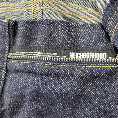 【中古品】【メンズ】 NEIGHBORHOOD ネイバーフッド 162DCNH-PTM03 RIGID.NARROW 14OZ-PT リジッド ディープ ナロー デニム パンツ 153-260908-yn-04-izu サイズ：MEDIUM カラー：インディゴ 万代Net店