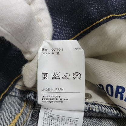 【中古品】【メンズ】 NEIGHBORHOOD ネイバーフッド 162DCNH-PTM03 RIGID.NARROW 14OZ-PT リジッド ディープ ナロー デニム パンツ 153-260908-yn-04-izu サイズ：MEDIUM カラー：インディゴ 万代Net店