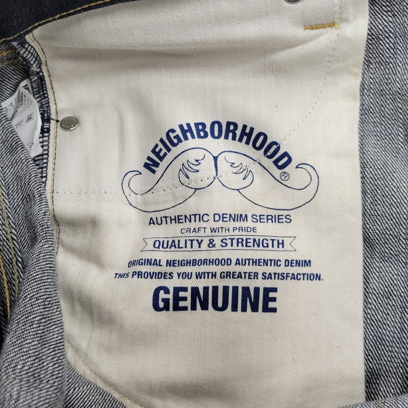 【中古品】【メンズ】 NEIGHBORHOOD ネイバーフッド 162DCNH-PTM03 RIGID.NARROW 14OZ-PT リジッド ディープ ナロー デニム パンツ 153-260908-yn-04-izu サイズ：MEDIUM カラー：インディゴ 万代Net店