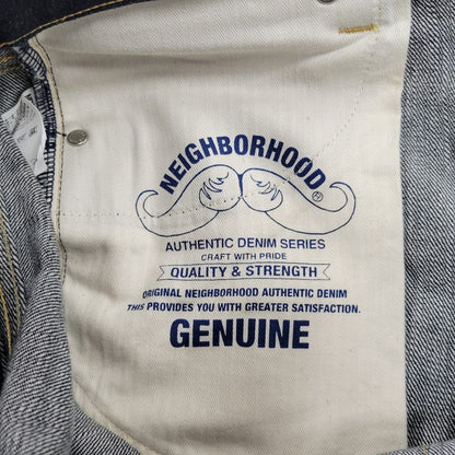 【中古品】【メンズ】 NEIGHBORHOOD ネイバーフッド 162DCNH-PTM03 RIGID.NARROW 14OZ-PT リジッド ディープ ナロー デニム パンツ 153-260908-yn-04-izu サイズ：MEDIUM カラー：インディゴ 万代Net店