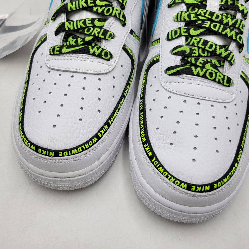 【中古美品】【メンズ】 NIKE ナイキ AIR FORCE 1 ’07 PRM WW CK7213-100 エア フォース 1 ’07 プレミアム WW スニーカー 靴 160-260909-as-24-izu サイズ：28.5cm カラー：WHITE/WHITE-BLUE FURY-BLACK 万代Net店