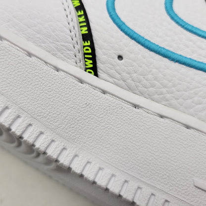 【中古美品】【メンズ】 NIKE ナイキ AIR FORCE 1 ’07 PRM WW CK7213-100 エア フォース 1 ’07 プレミアム WW スニーカー 靴 160-260909-as-24-izu サイズ：28.5cm カラー：WHITE/WHITE-BLUE FURY-BLACK 万代Net店