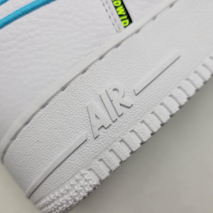 【中古美品】【メンズ】 NIKE ナイキ AIR FORCE 1 ’07 PRM WW CK7213-100 エア フォース 1 ’07 プレミアム WW スニーカー 靴 160-260909-as-24-izu サイズ：28.5cm カラー：WHITE/WHITE-BLUE FURY-BLACK 万代Net店